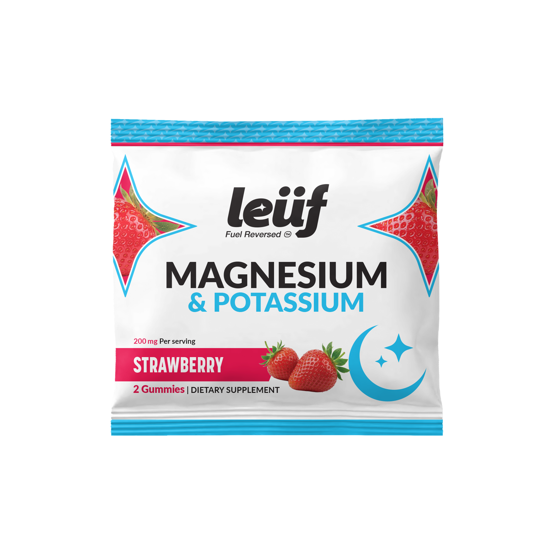 Leuf Magnesium + Potassium Gummies - Strawberry
