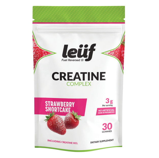 Leuf Creatine Gummies - Strawberry Shortcake