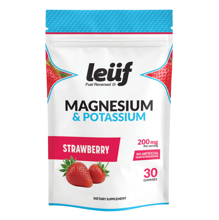 Leuf Magnesium + Potassium Gummies - Strawberry